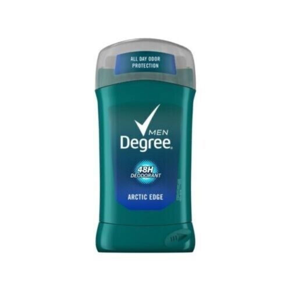 DEGREE ARTIC EDGE FOR MEN 3 OZ 48 HR CLEAR SOLID DEODORANT X 3 STICKS